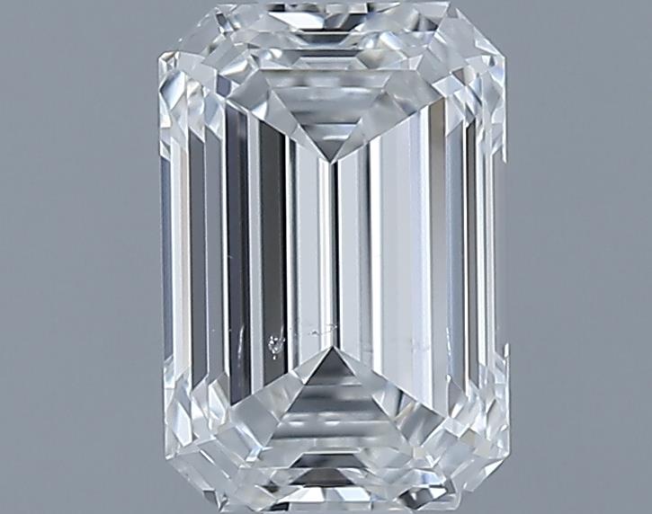 0.7ct Emerald F SI1 Natural Diamond