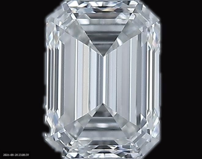 0.51ct Emerald F VVS2 Natural Diamond