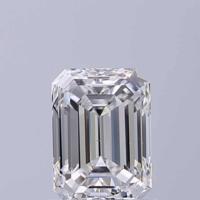 0.7ct Emerald E VS2 Natural Diamond