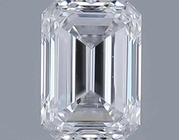 0.7ct Emerald F SI1 Natural Diamond
