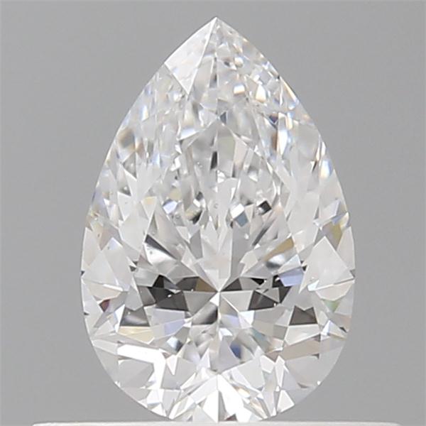 0.5ct Pear D VS2 Natural Diamond