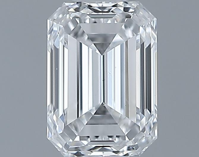 0.62ct Emerald D VS2 Natural Diamond