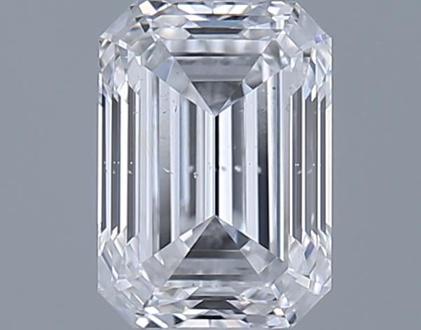 0.71ct Emerald D SI1 Natural Diamond