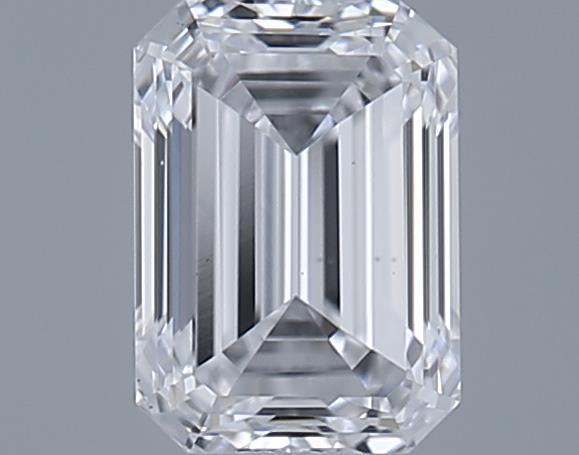 0.6ct Emerald D VS2 Natural Diamond