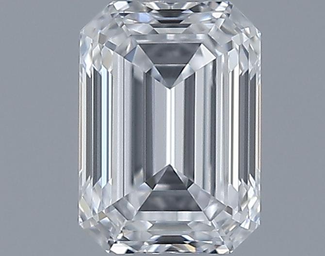 0.63ct Emerald D VVS1 Natural Diamond