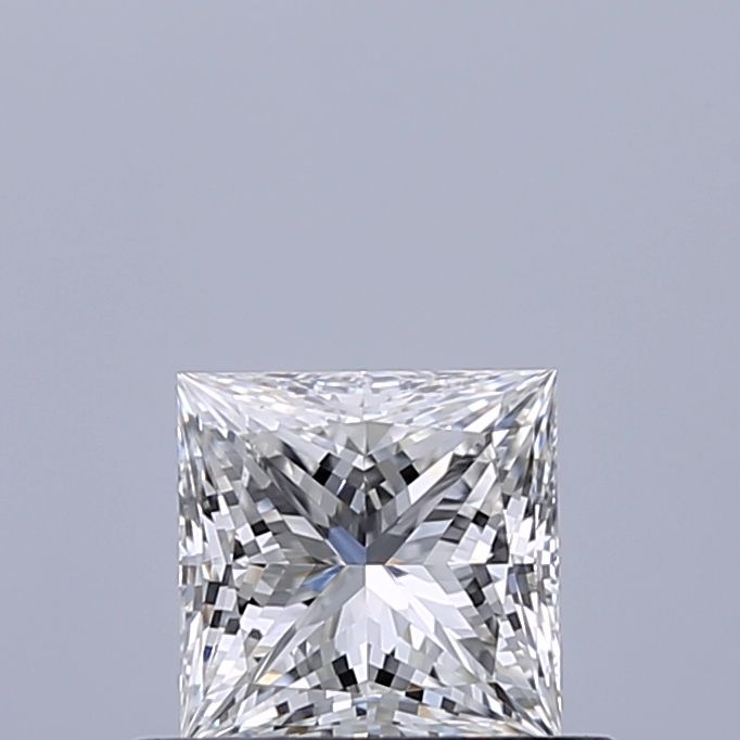 0.51ct Princess F VVS1 Natural Diamond