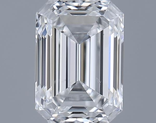 0.71ct Emerald E SI1 Natural Diamond