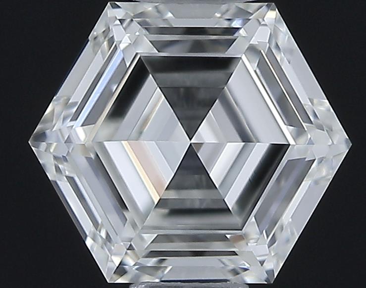 0.59ct Hexagonal F VS1 Natural Diamond