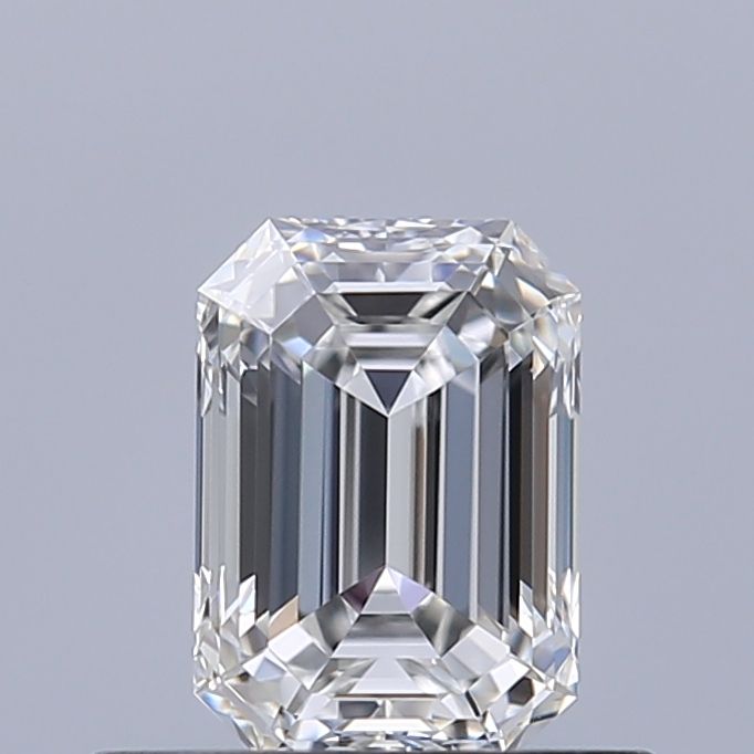 0.53ct Emerald F IF Natural Diamond