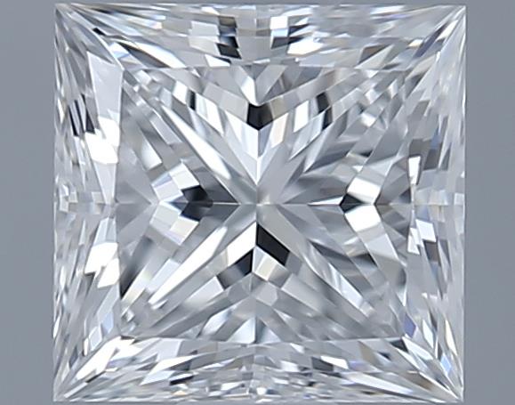 0.71ct Princess E VVS1 Natural Diamond