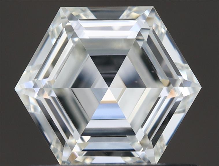 0.59ct Hexagonal H VVS2 Natural Diamond
