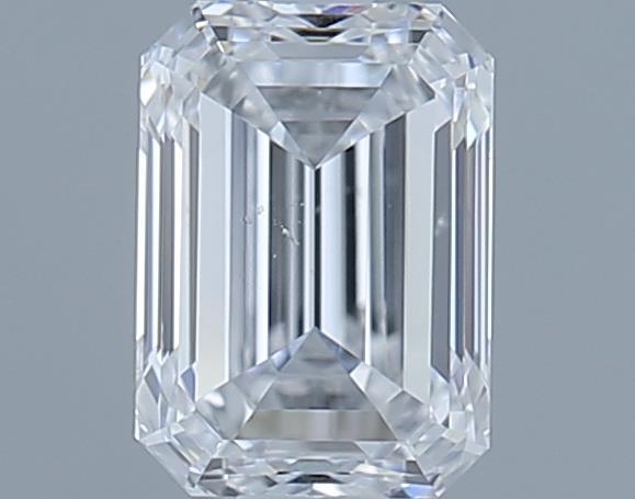 0.7ct Emerald D SI1 Natural Diamond