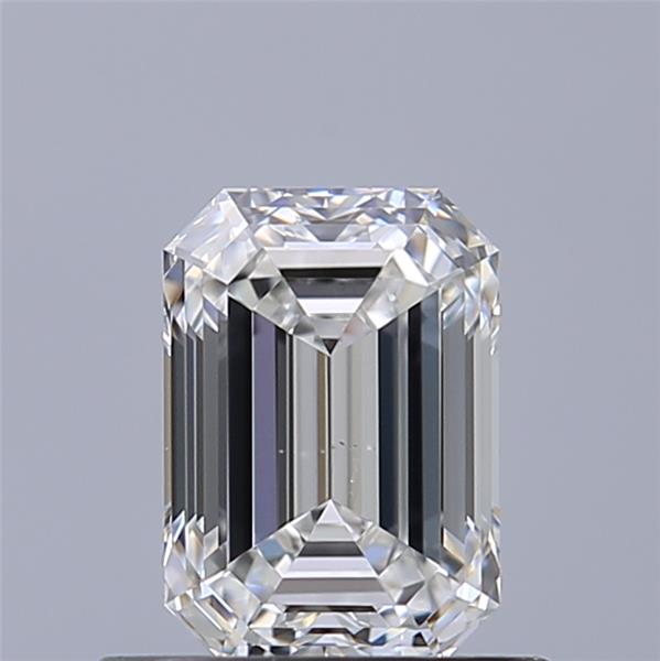 0.7ct Emerald F VS2 Natural Diamond