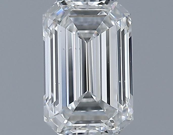 0.73ct Emerald F SI1 Natural Diamond