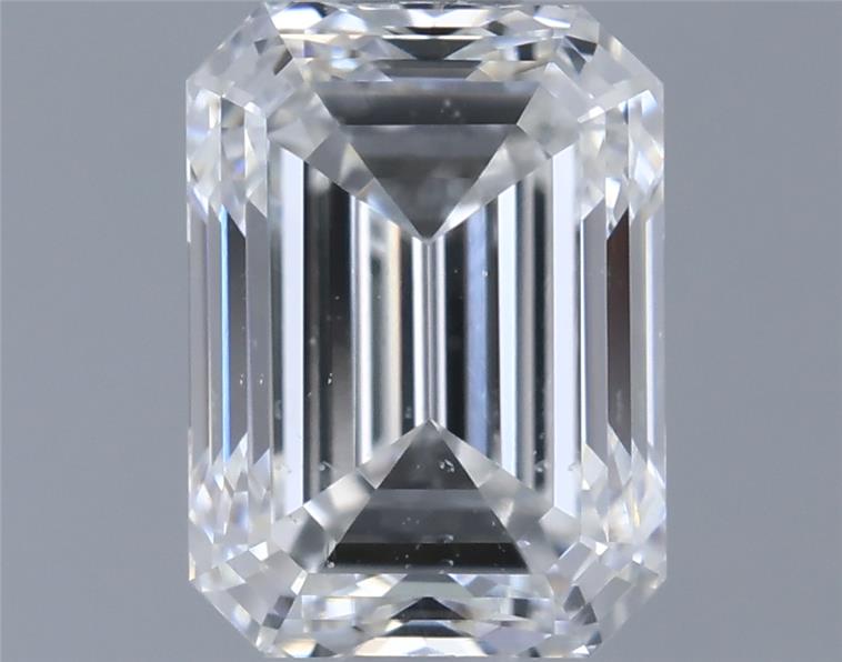 0.9ct Emerald H SI1 Natural Diamond