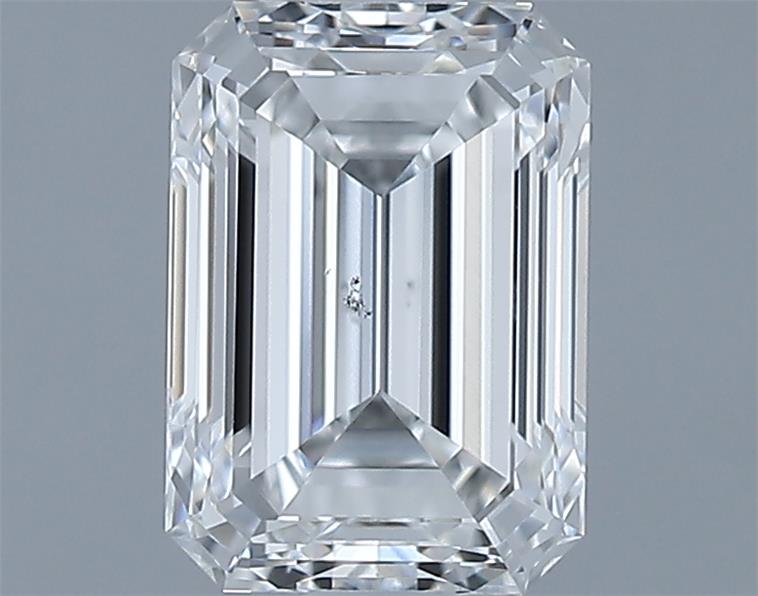 0.72ct Emerald F SI1 Natural Diamond