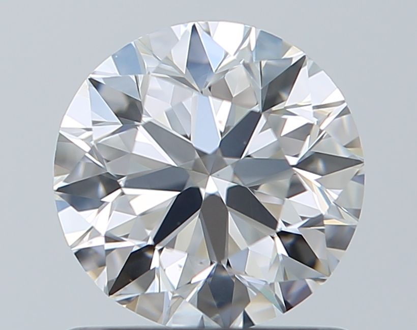 0.9ct Round F VS2 Natural Diamond
