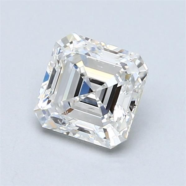 0.96ct Asscher E SI1 Natural Diamond