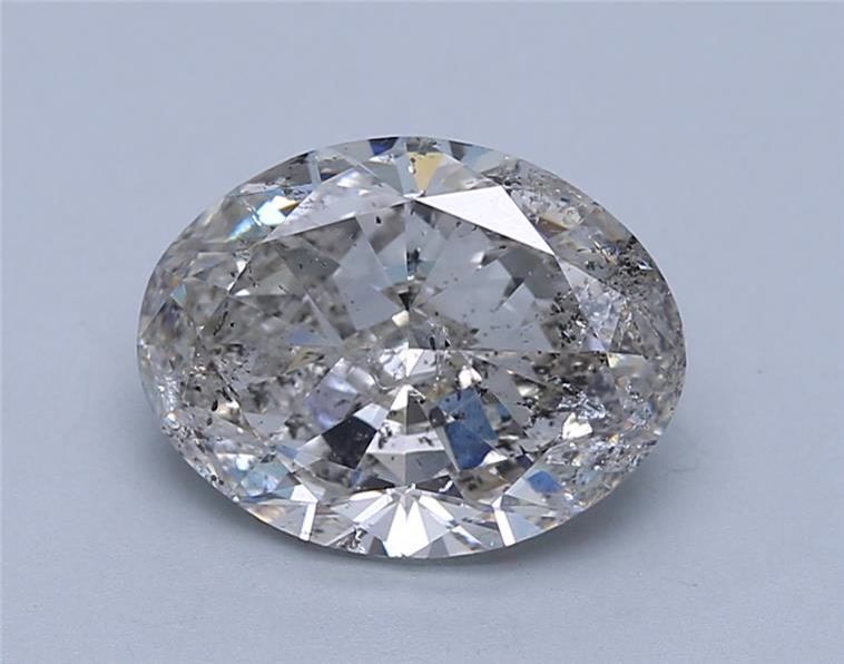 3.55ct Oval H SI2 Natural Diamond