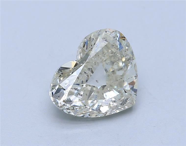 3.01ct Heart J SI2 Natural Diamond