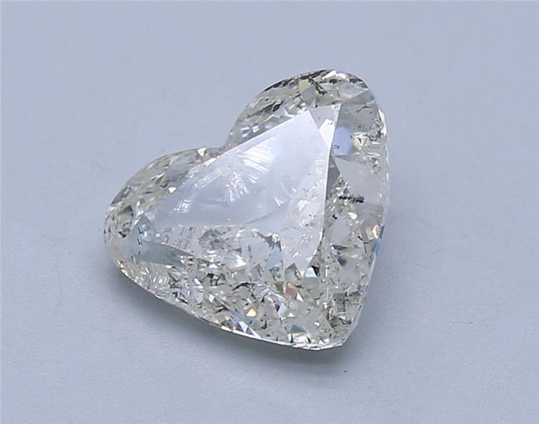 3.02ct Heart H SI2 Natural Diamond