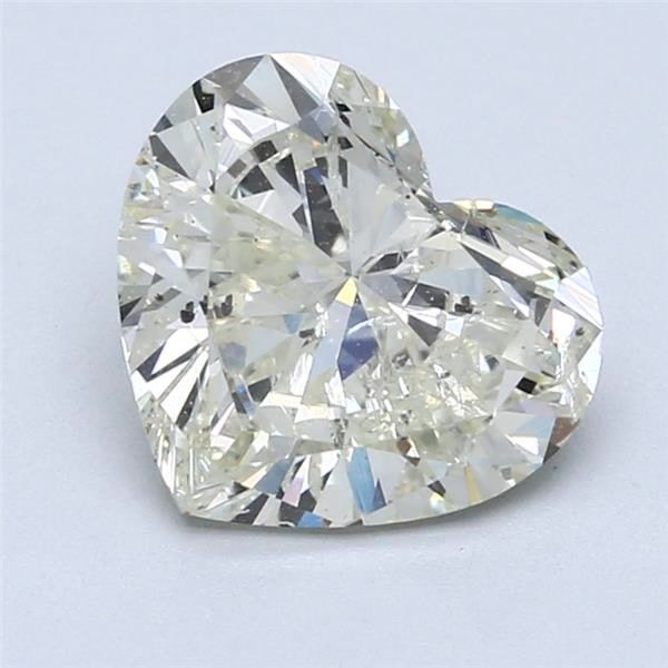 2.7ct Heart L SI2 Natural Diamond