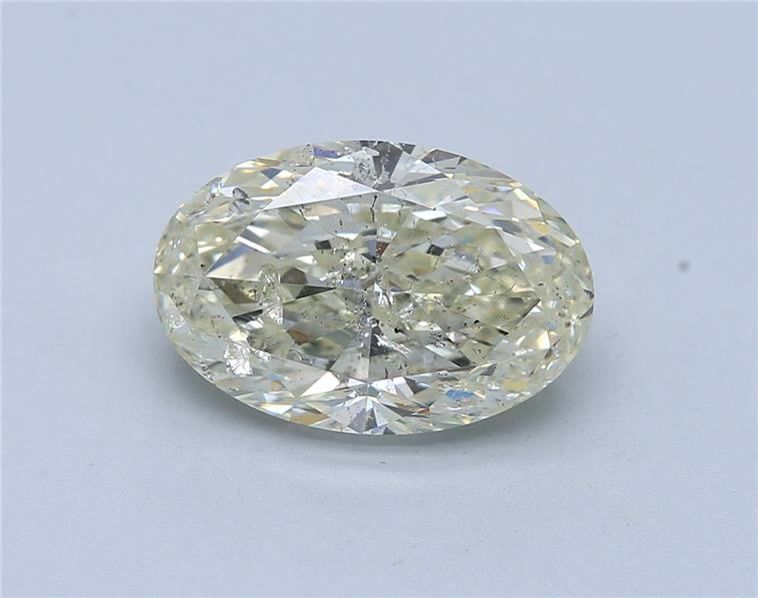 6.01ct Oval L SI2 Natural Diamond