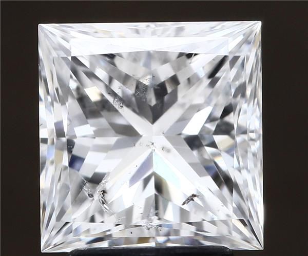 3.01ct Princess D SI2 Natural Diamond