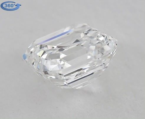 1.7ct Asscher E SI1 Natural Diamond