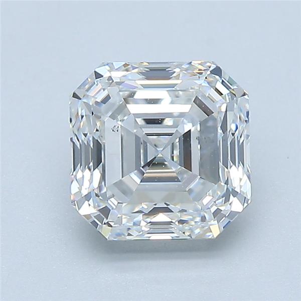 2.01ct Asscher F VS2 Natural Diamond