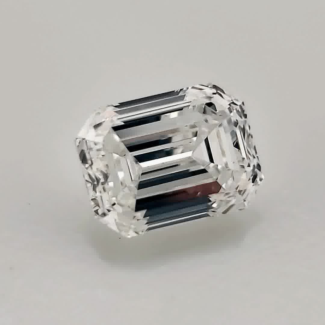 1.81ct Emerald F VS1 Natural Diamond