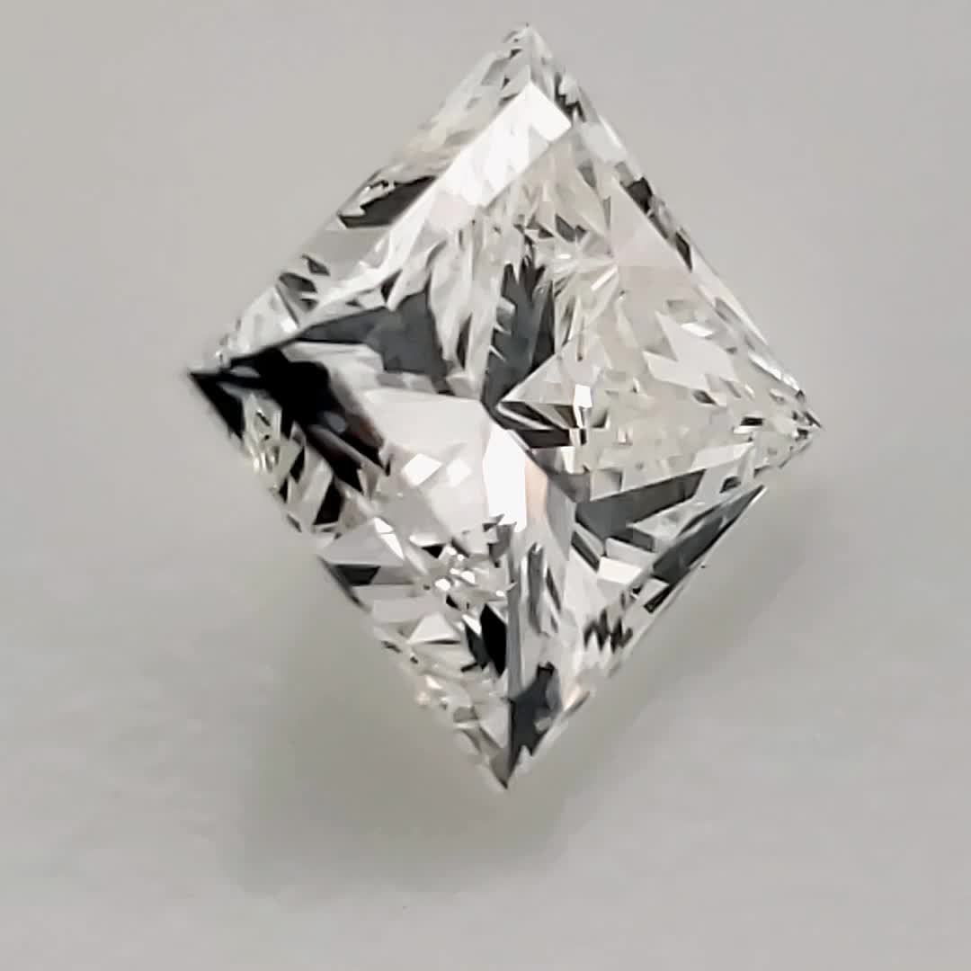 0.91ct Princess G VVS1 Natural Diamond