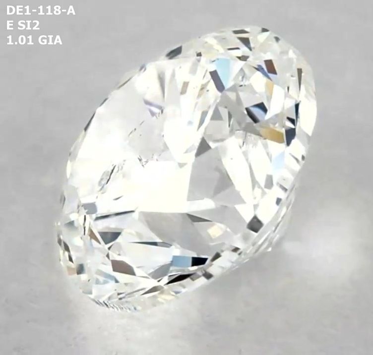 1.01ct Round E SI2 Natural Diamond