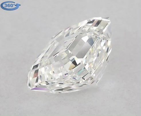 1.03ct Asscher I VVS2 Natural Diamond