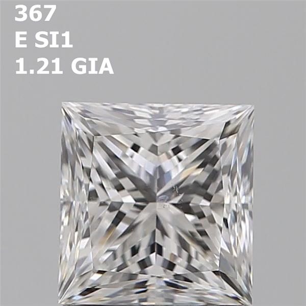 1.21ct Princess E SI1 Natural Diamond