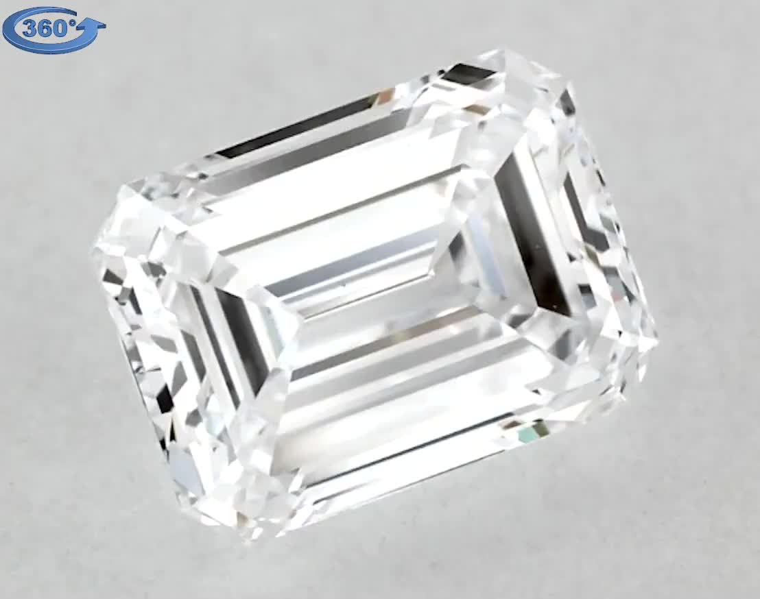 1.51ct Emerald D VS1 Natural Diamond