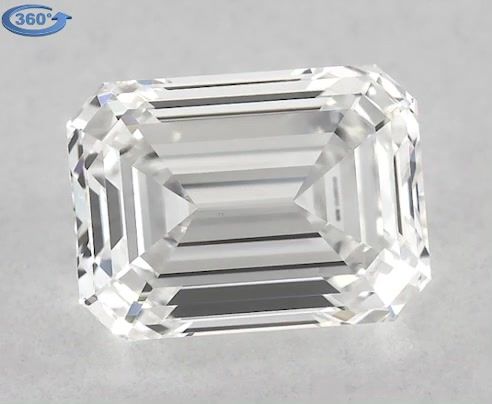 0.95ct Emerald G VS1 Natural Diamond