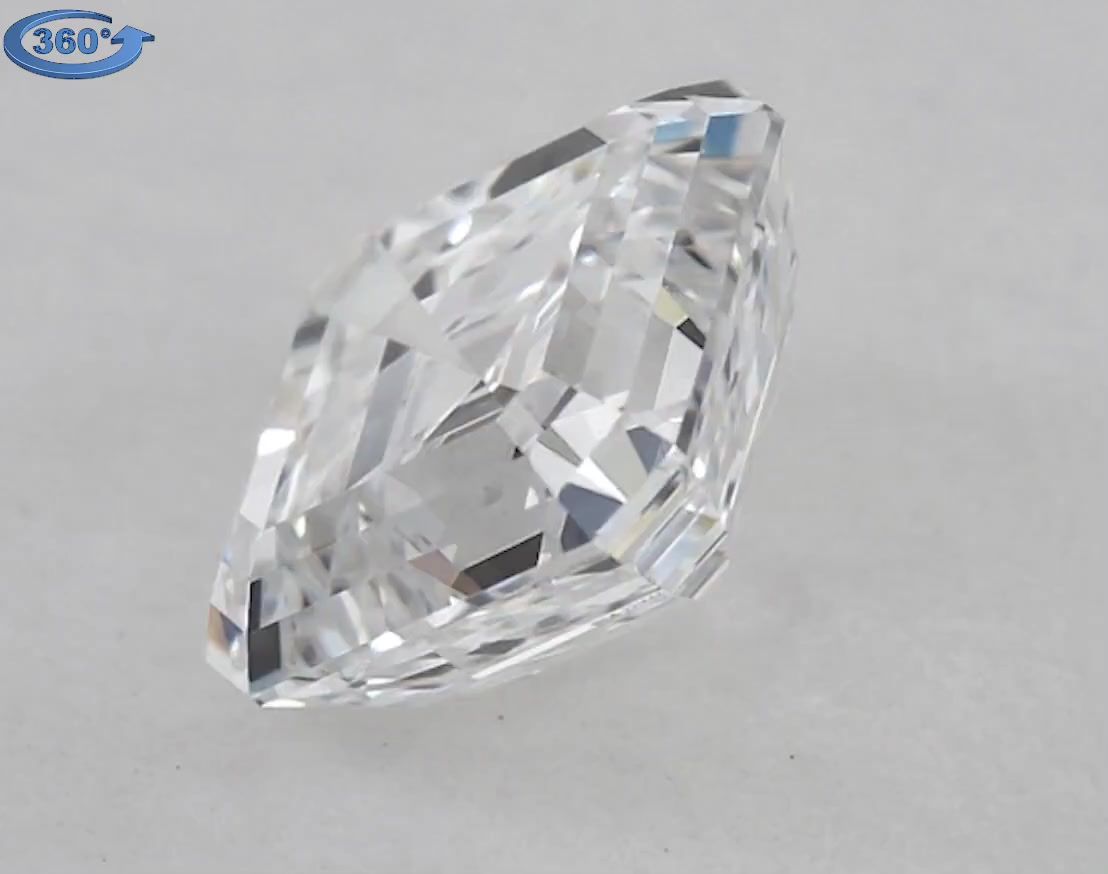 1.2ct Asscher D VS2 Natural Diamond