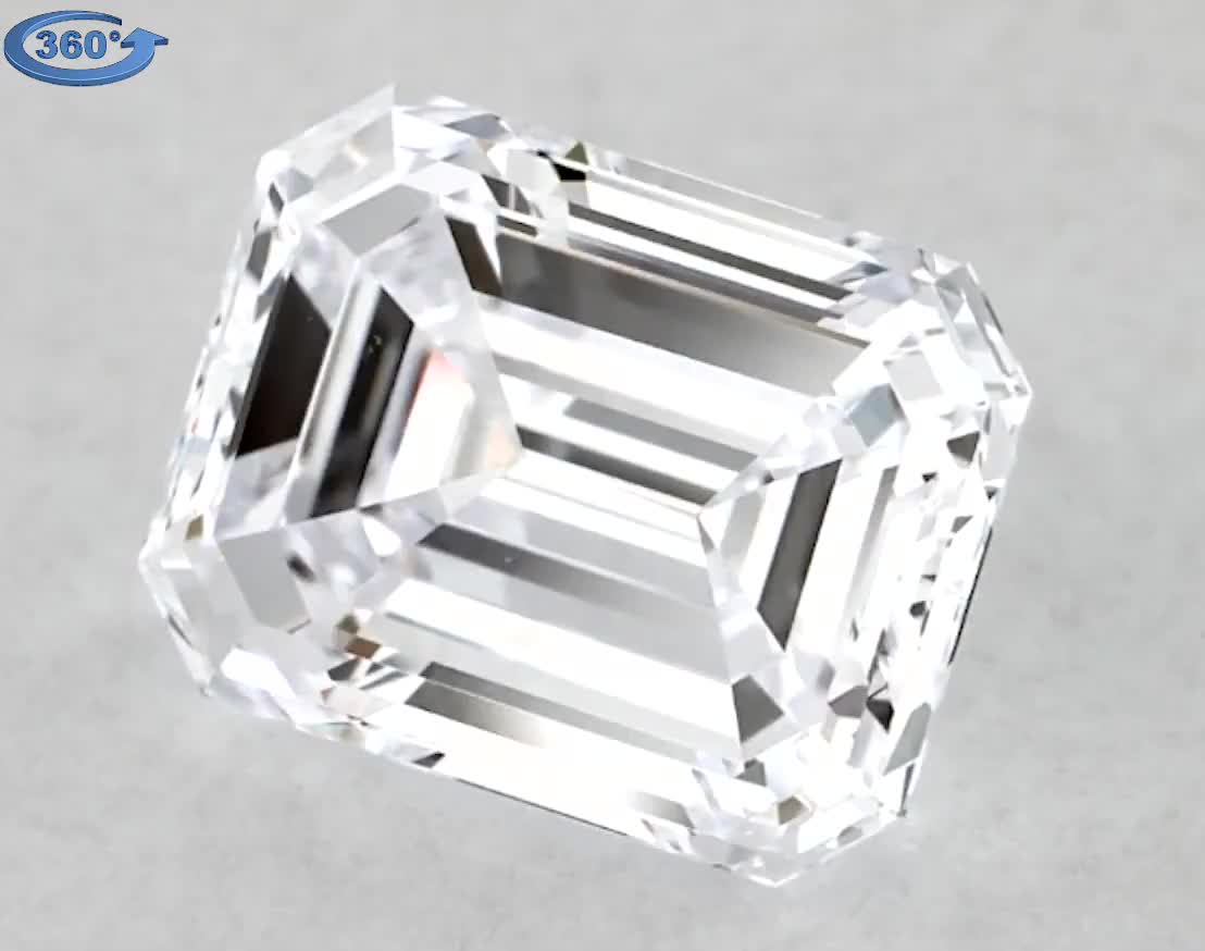 1.71ct Emerald H VVS2 Natural Diamond