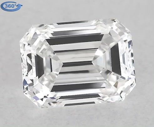 0.9ct Emerald G VS1 Natural Diamond