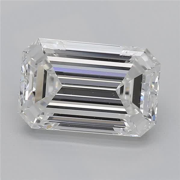 1.51ct Emerald F VS1 Natural Diamond