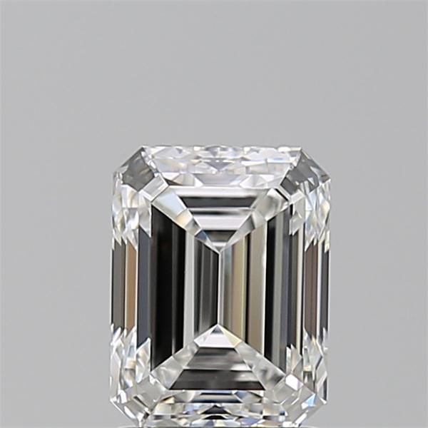 1.7ct Emerald F VVS2 Natural Diamond