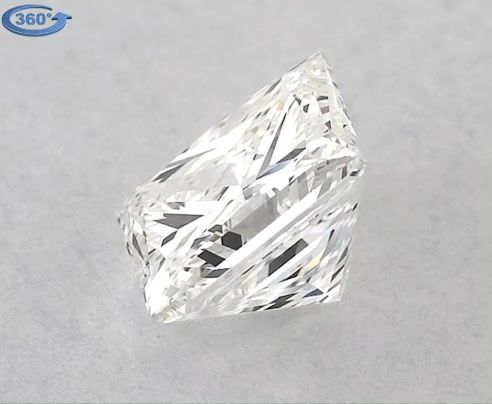 0.7ct Princess H VS1 Natural Diamond