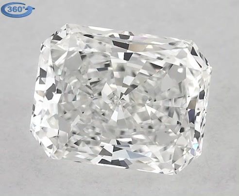0.81ct Radiant H VVS2 Natural Diamond