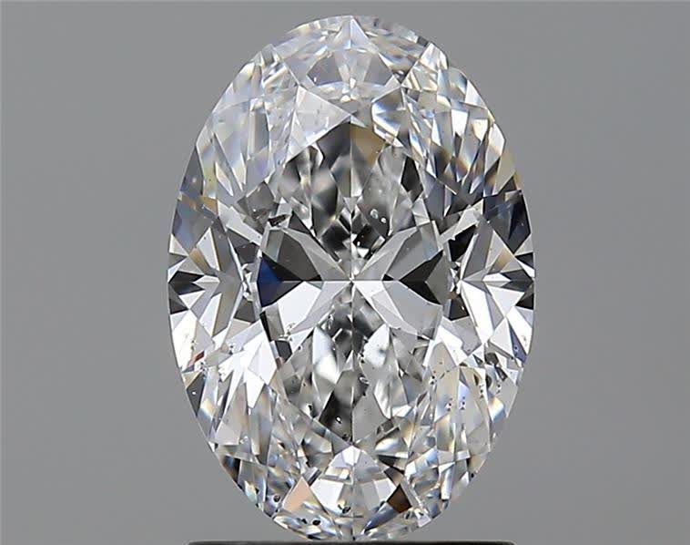 2.01ct Oval E SI2 Natural Diamond