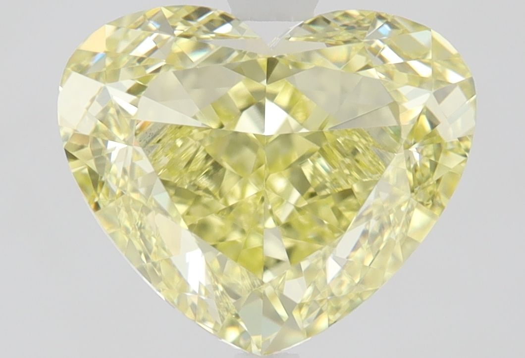 2.01ct Fancy Yellow Heart Natural Diamond