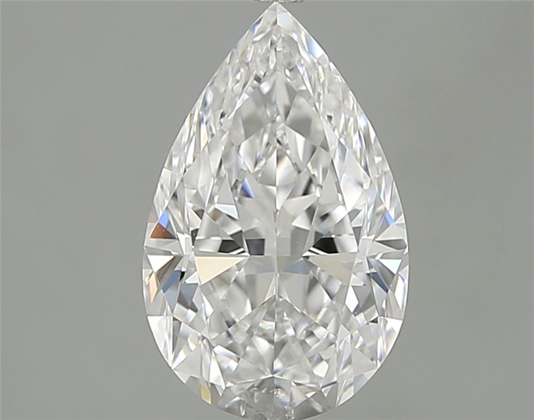 2.06ct Pear D IF Natural Diamond