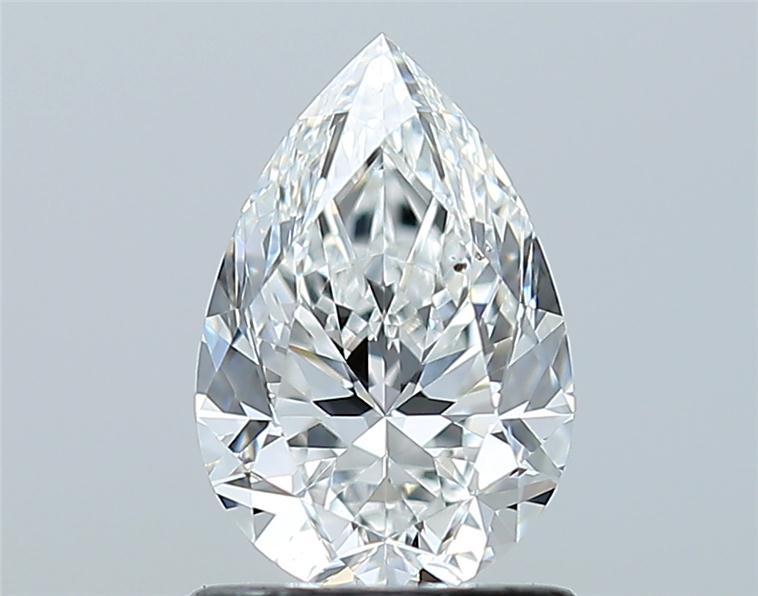 1ct Pear F SI1 Natural Diamond