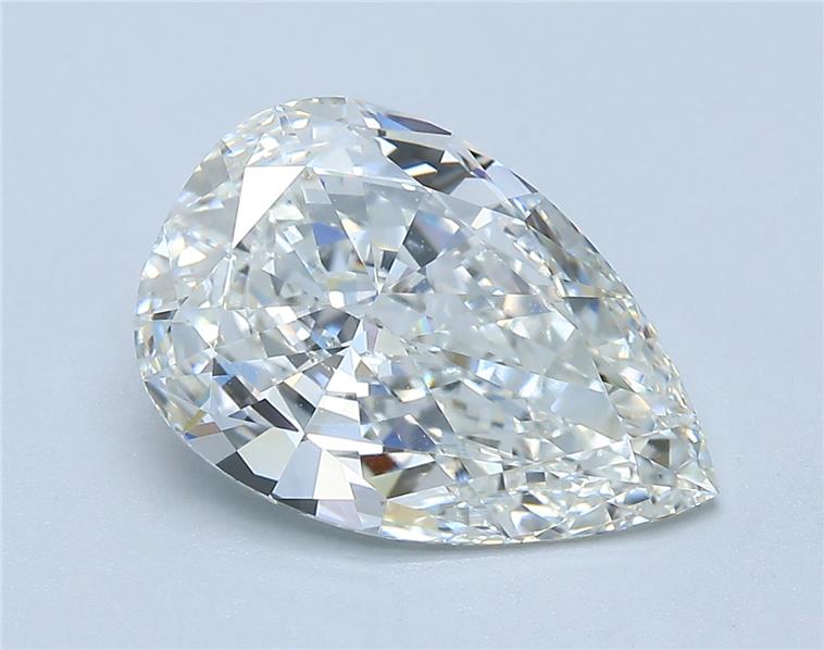 3.01ct Pear H VS2 Natural Diamond