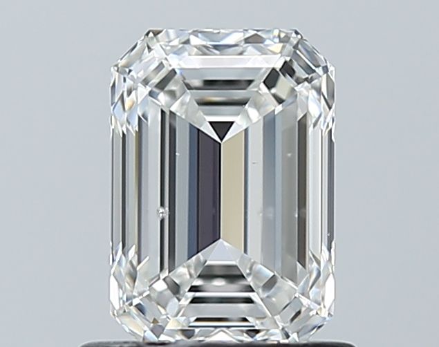 1ct Emerald F SI2 Natural Diamond